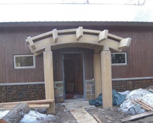 Precast Concrete Entry Way, Custom Product