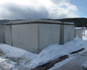 Glacier Precast Concrete 2000/1000 Gallon Septic / Pump Chamber