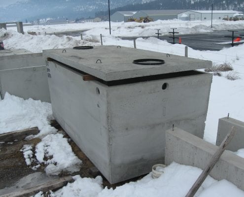 3000 Gallon Glacier Precast Concrete Septic Tank