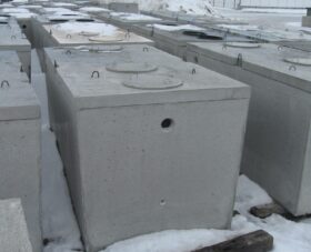 2440 gallon cistern surrounded by other cisterns
